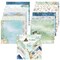 Wrapables 6x6 Decorative Single-Sided Scrapbook Paper for Arts & Crafts Projects, Scrapbooking, Card-Making